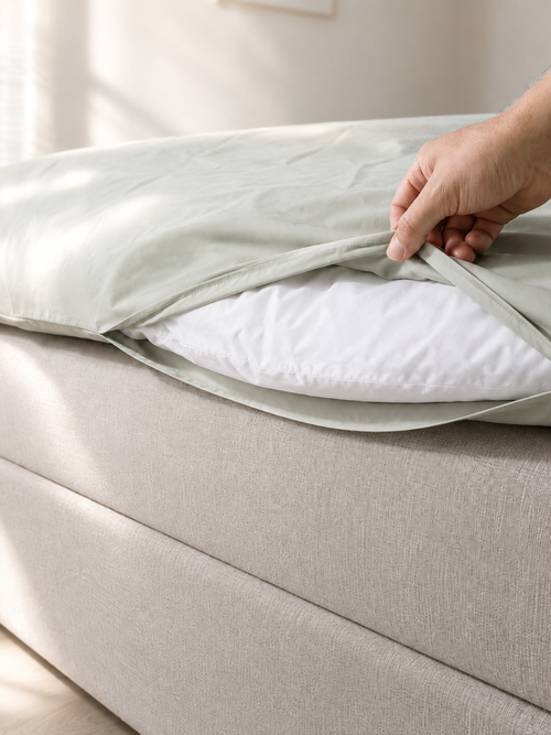 Cotton Percale Duvet Cover Set