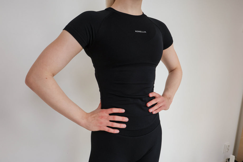 Fitted Seamless Short-Sleeve Training Top