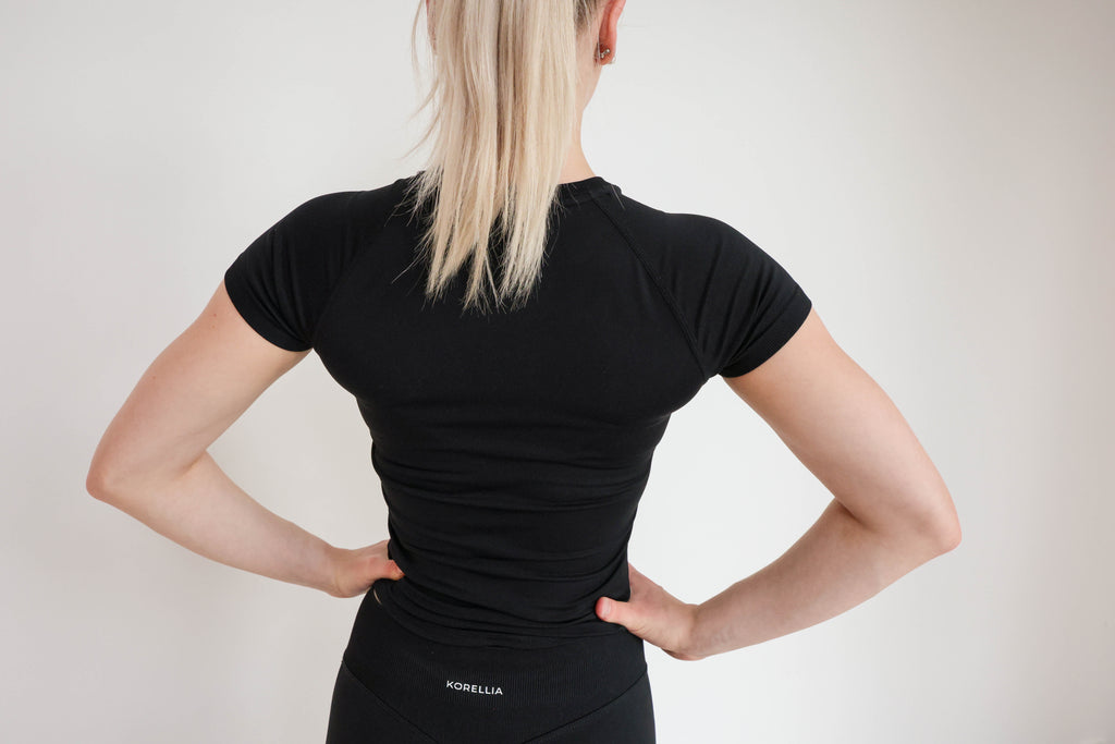 Fitted Seamless Short-Sleeve Training Top