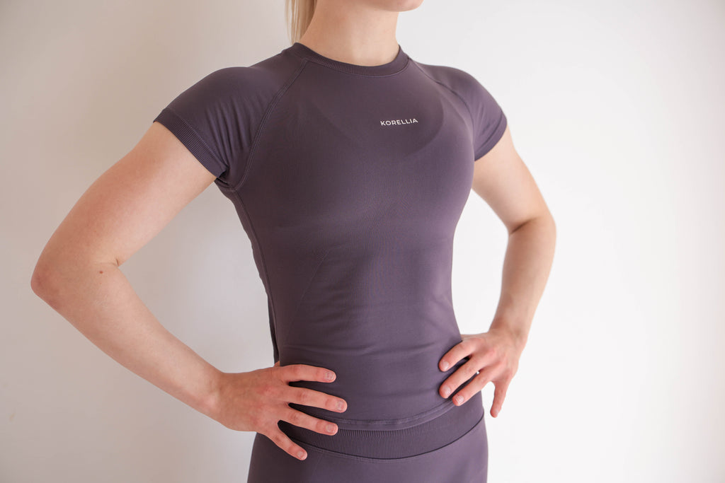 Fitted Seamless Short-Sleeve Training Top